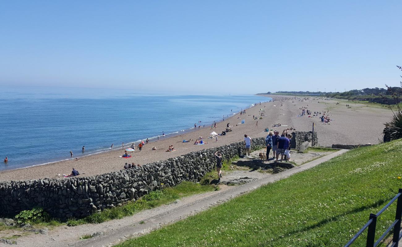 Photo of Graystones South Strand with gray fine pebble surface