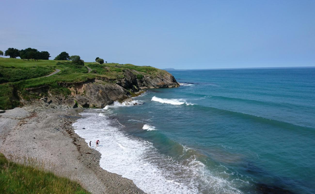 Photo of Glen Strand with gray pebble surface