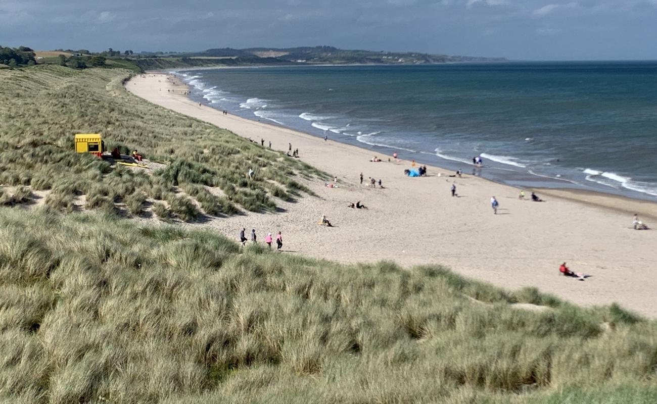 Photo of Curracloe Beach with bright sand surface