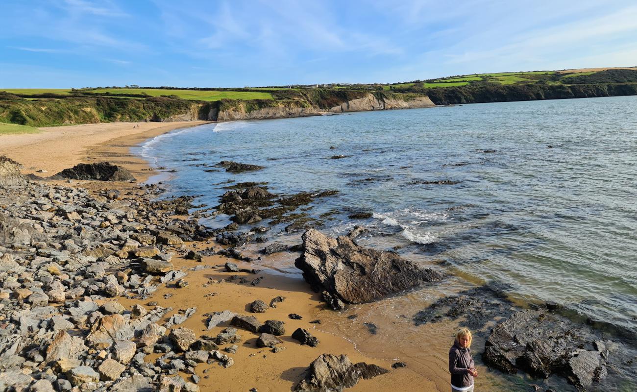 Photo of Booley Beach with bright sand surface