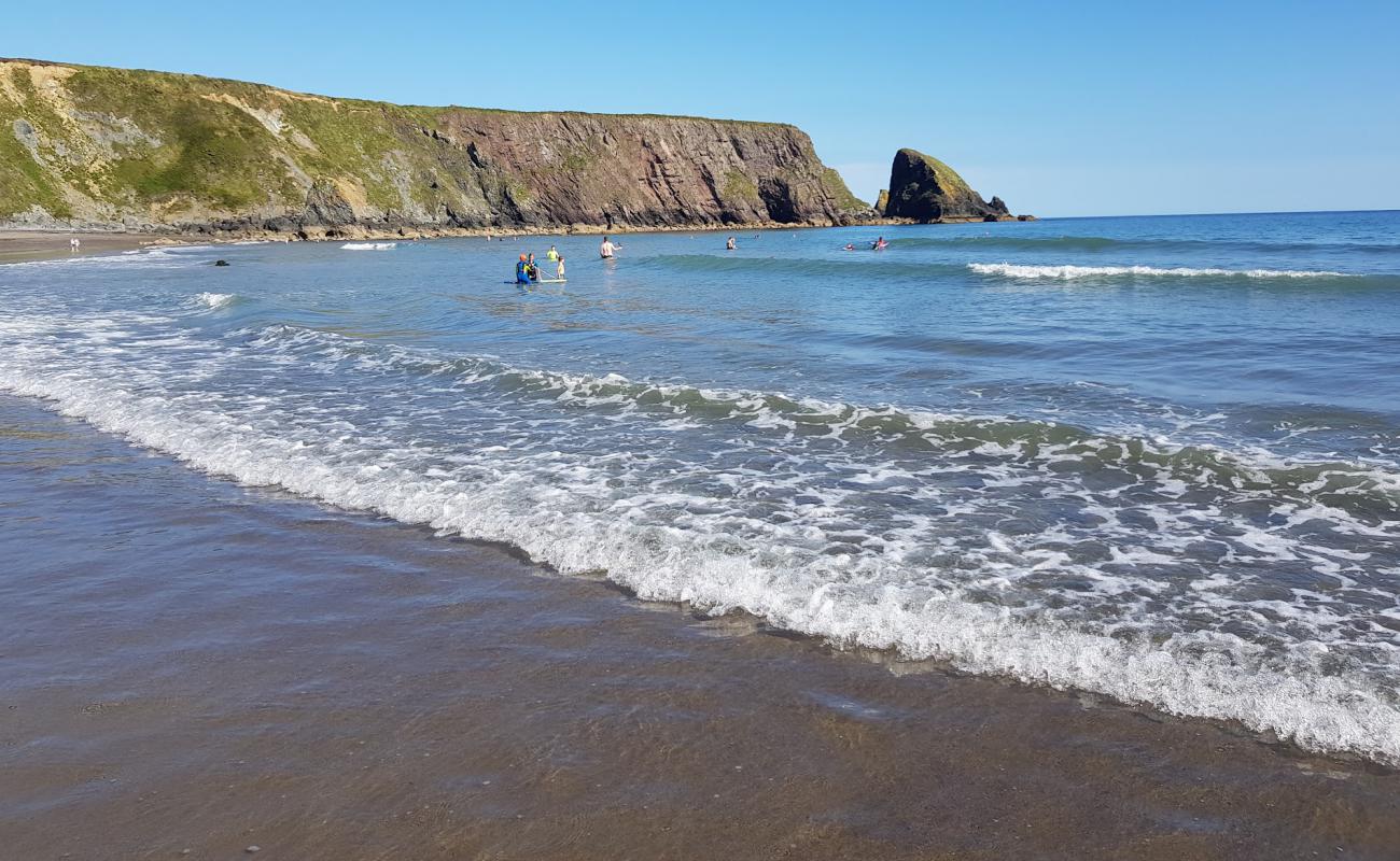 Photo of Ballydowane Beach with light sand &  pebble surface