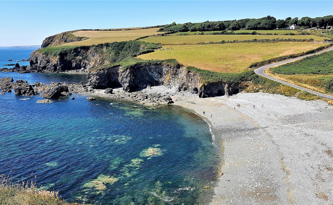 Photo of Ballyvooney Cove Beach with light sand &  pebble surface