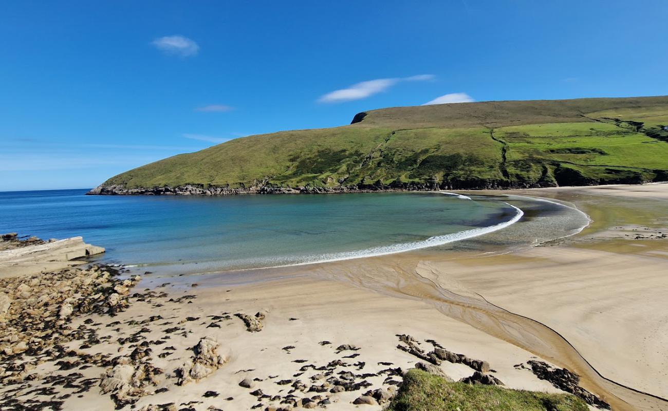 Photo of Portacloy Beach with light sand &  pebble surface