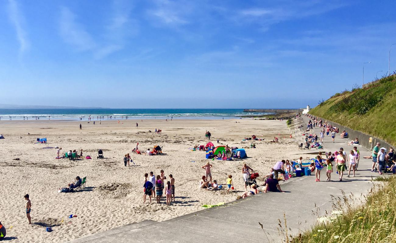 Photo of Enniscrone Beach with bright sand surface