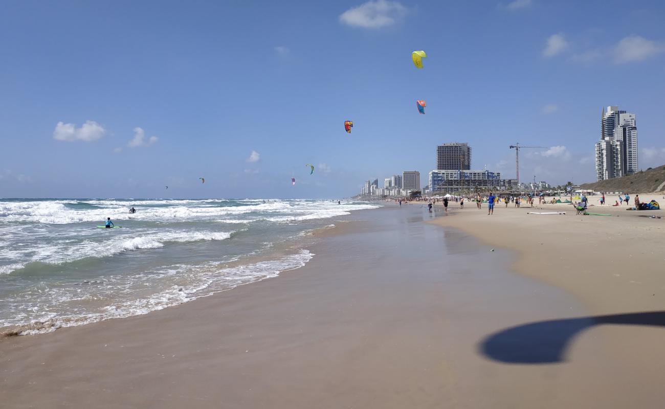 Photo of Shirat Hayam beach with bright fine sand surface