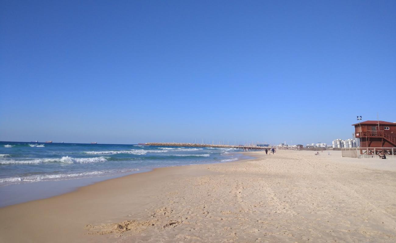 Photo of Ashdod separate beach with bright fine sand surface