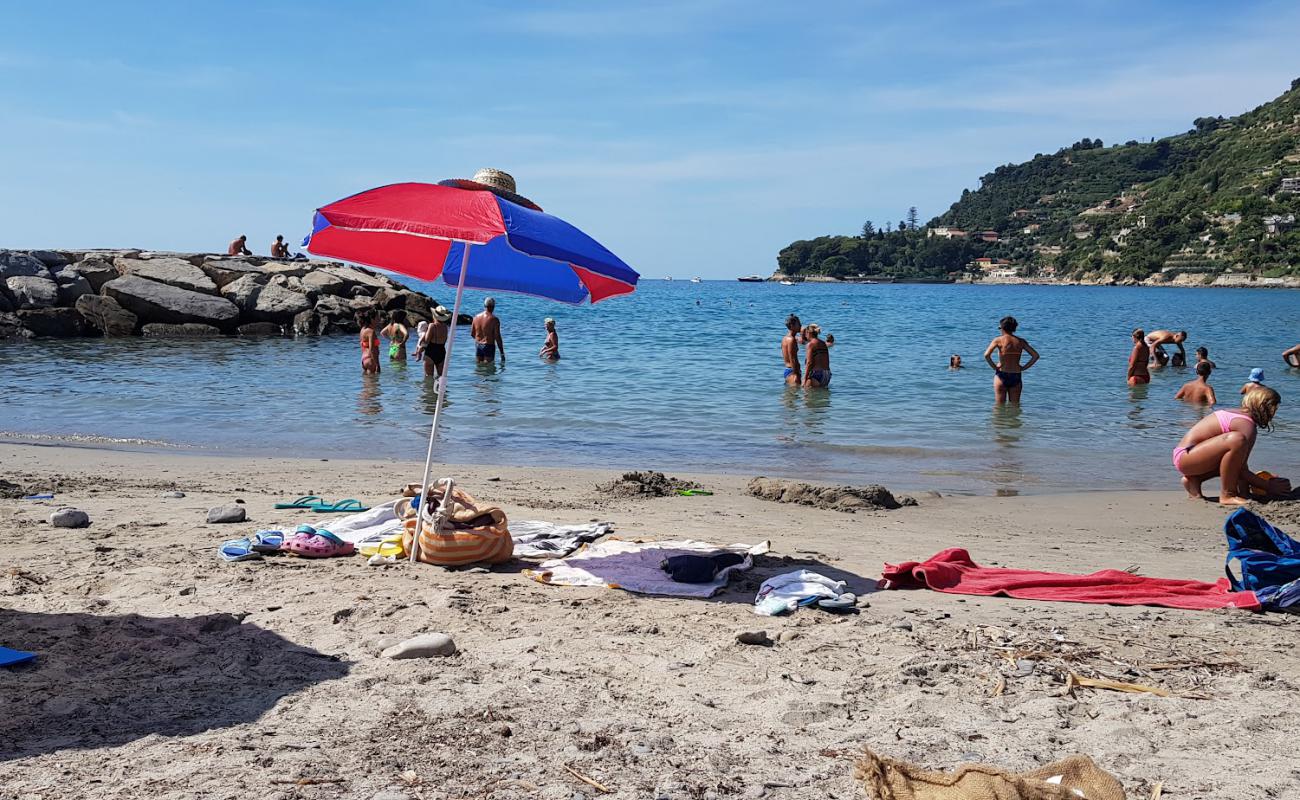 Photo of Spiaggia Baia Verde with gray sand surface