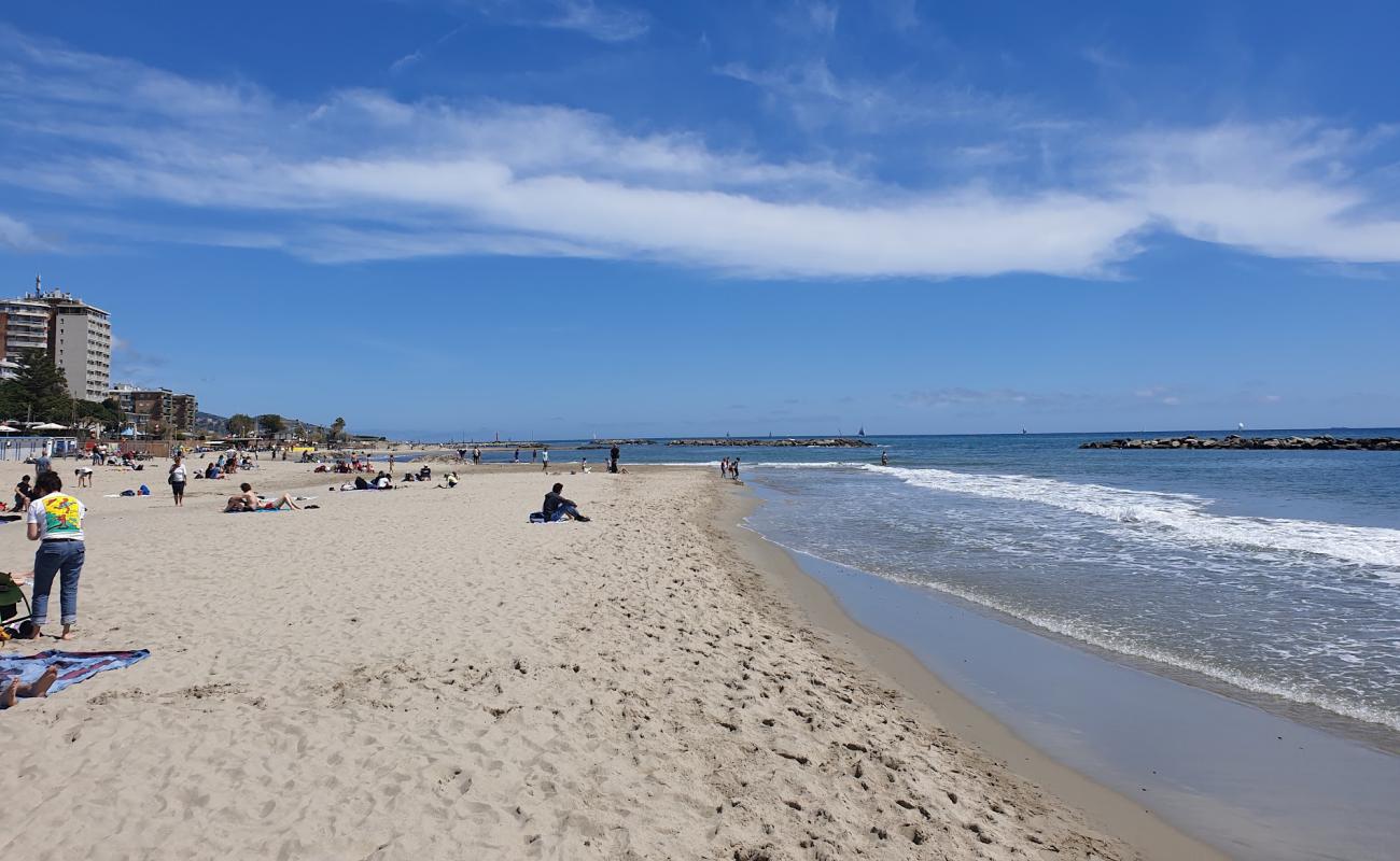 Photo of Spiaggia Arma di Taggia with brown sand surface