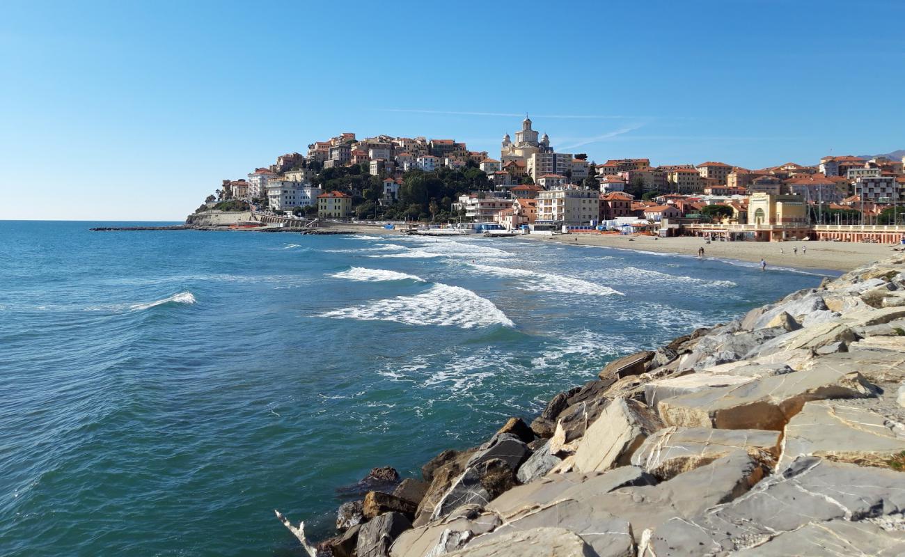 Photo of Porto Maurizio beach with brown sand surface