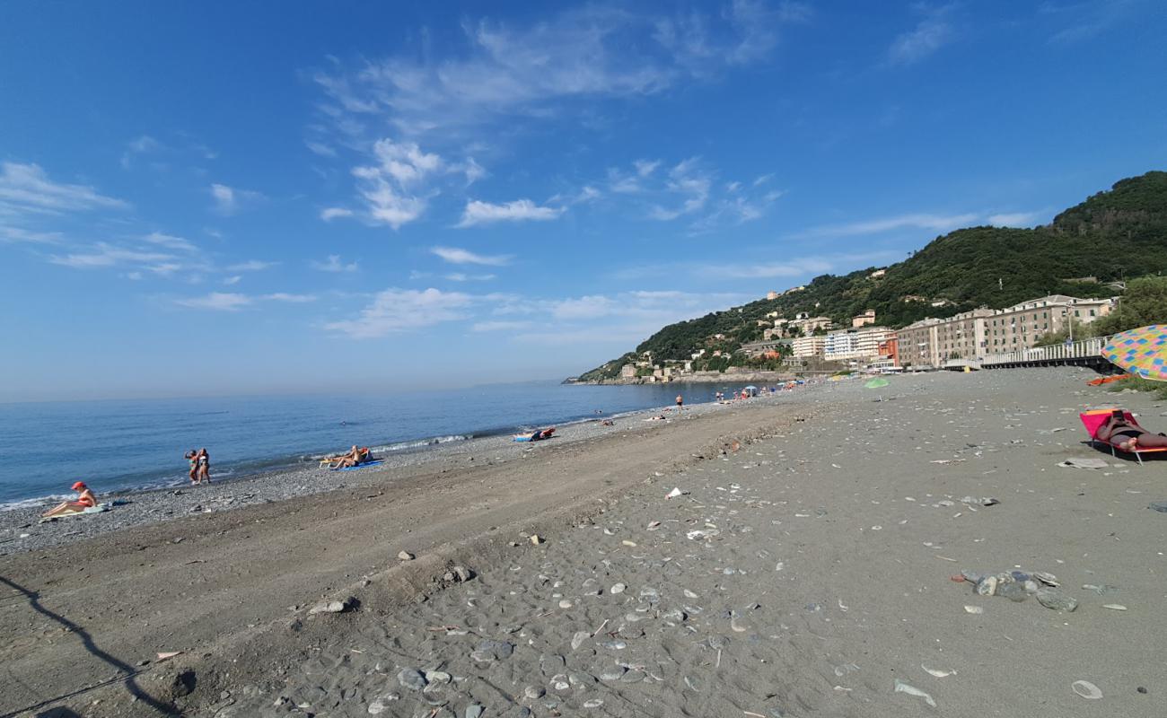 Photo of Spiaggione Voltri with gray sand &  pebble surface