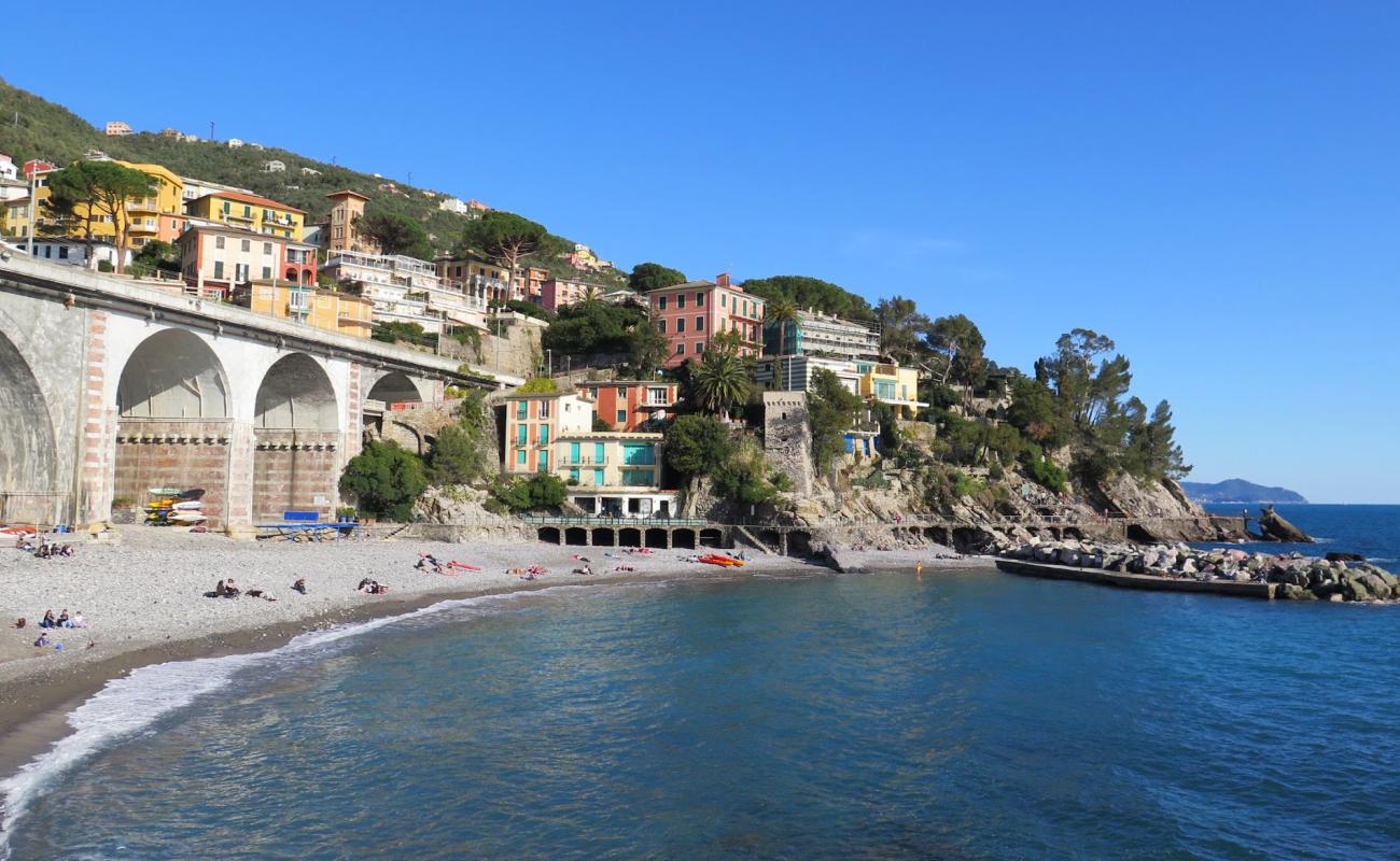 Photo of Spiaggia di Zoagli with gray pebble surface