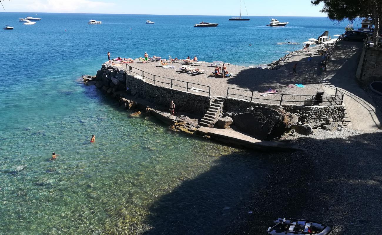 Photo of Spiaggia Riva Trigoso with brown fine pebble surface