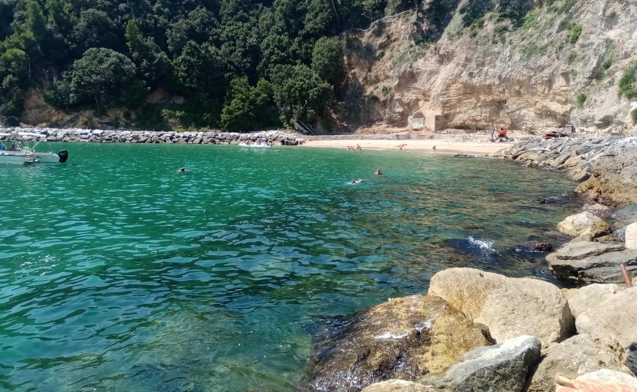 Photo of San Terenzo beach II with brown sand surface