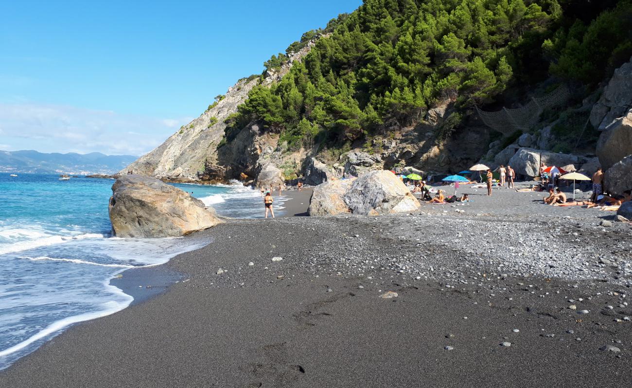 Photo of Puntacorvo beach with black sand & pebble surface