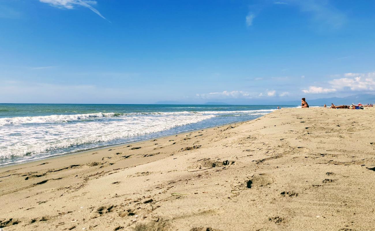 Photo of Spiaggia della Lecciona with bright sand surface