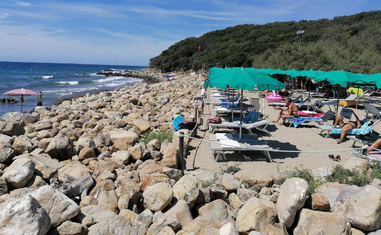 Photo of Fortullino beach with rocks cover surface