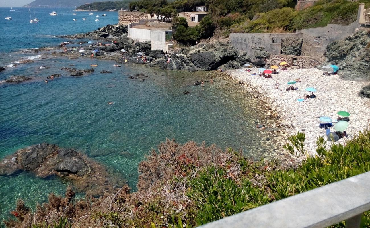 Photo of Spiaggia Le Forbici with gray pebble surface