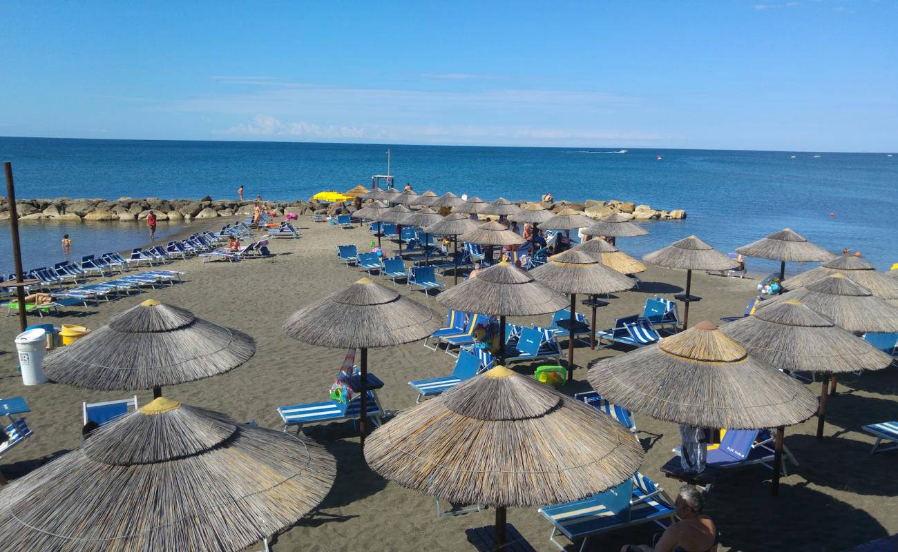 Photo of Ladispoli beach with brown sand surface