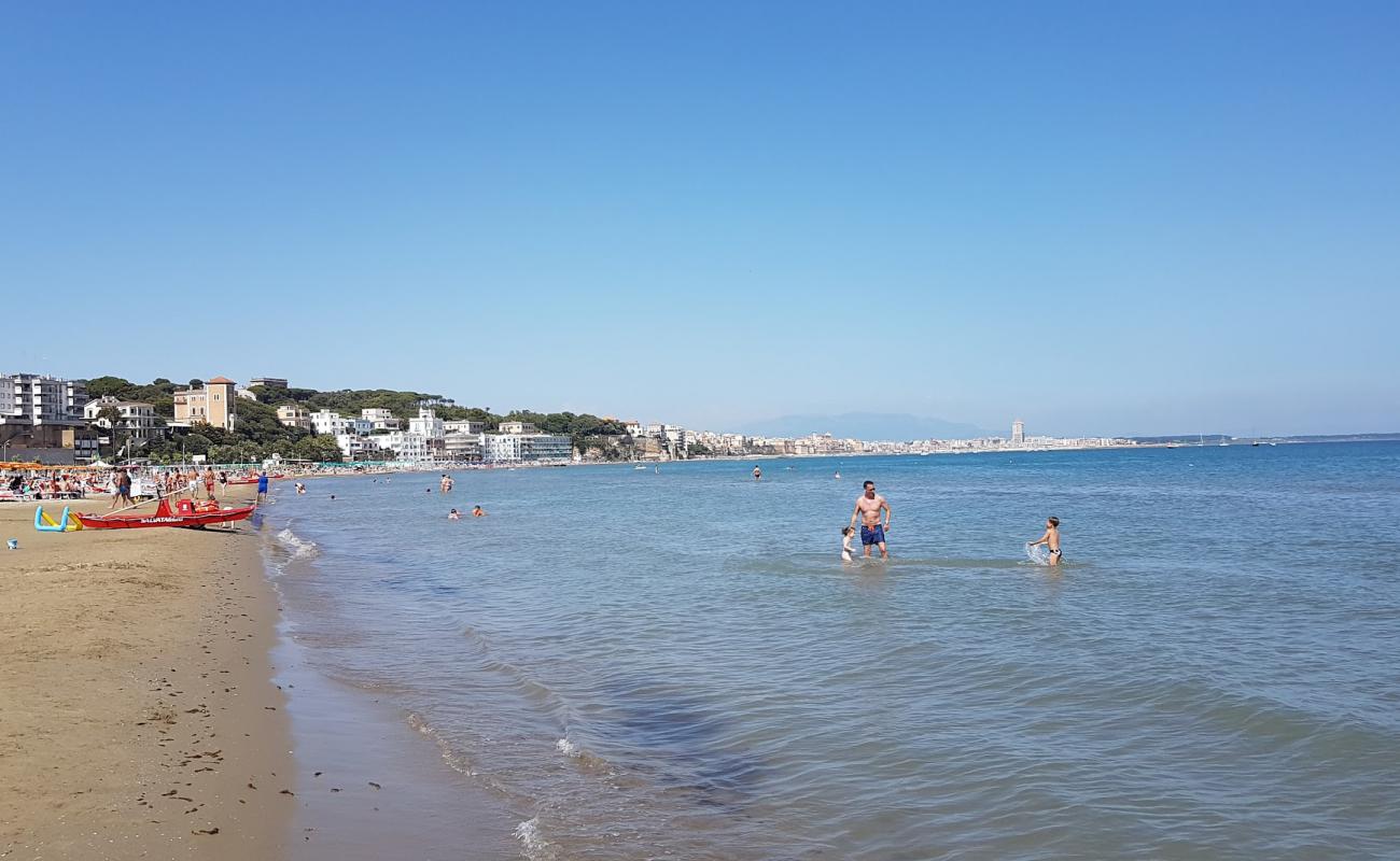 Photo of Anzio Beach with brown sand surface