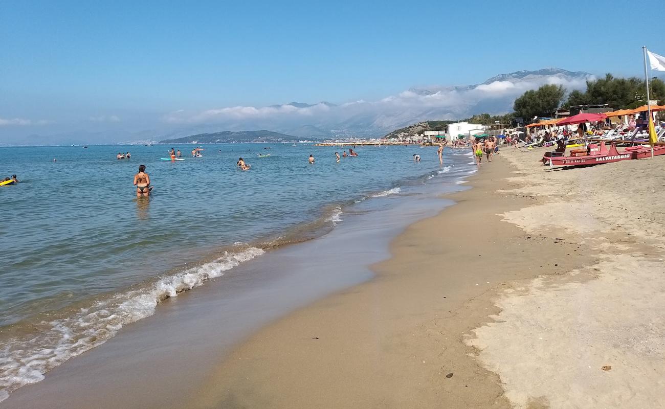 Photo of Marina di Minturno beach with brown sand surface