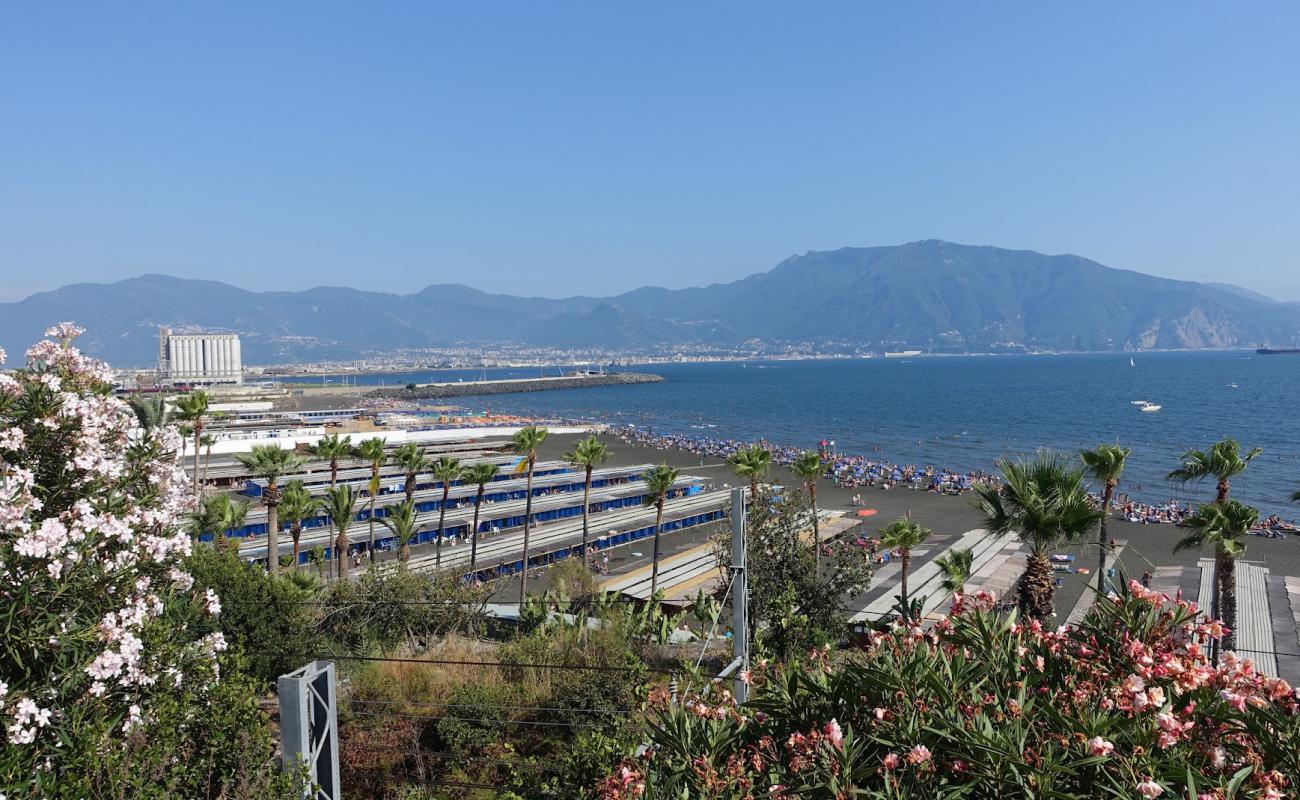 Photo of Torre Annunziata beach with gray sand surface