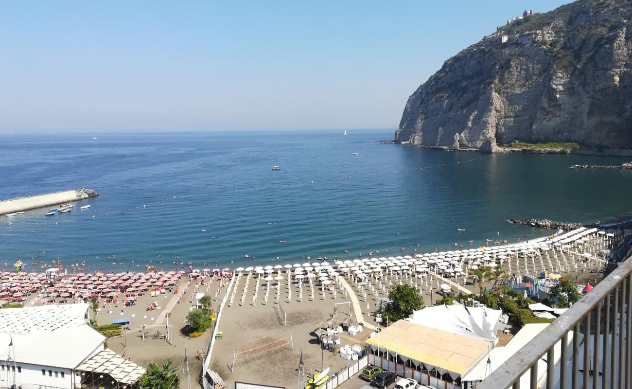 Photo of Spiaggia di Meta with brown sand surface