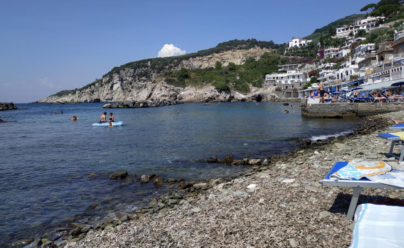 Photo of Spiaggia di San Montano with gray fine pebble surface