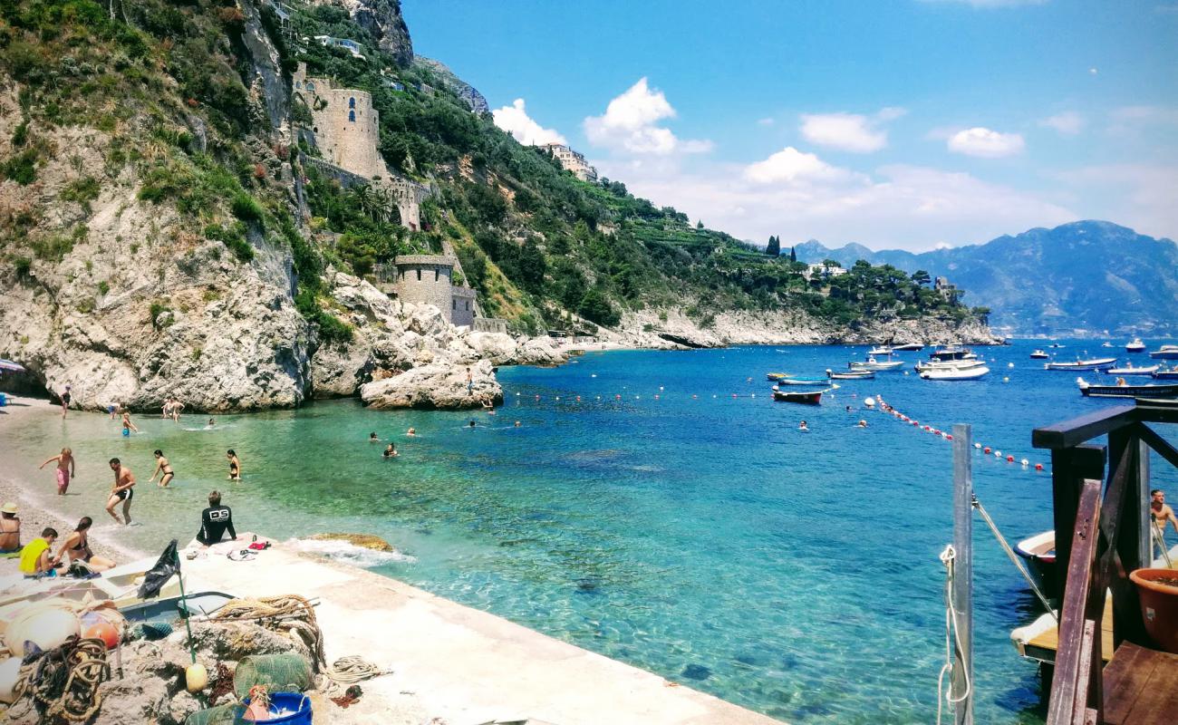 Photo of Spiaggia di via Smeraldo with gray fine pebble surface