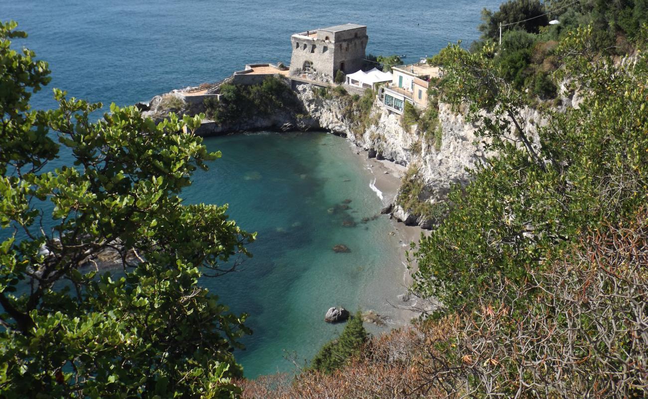 Photo of Spiaggia del Cauco with gray fine pebble surface