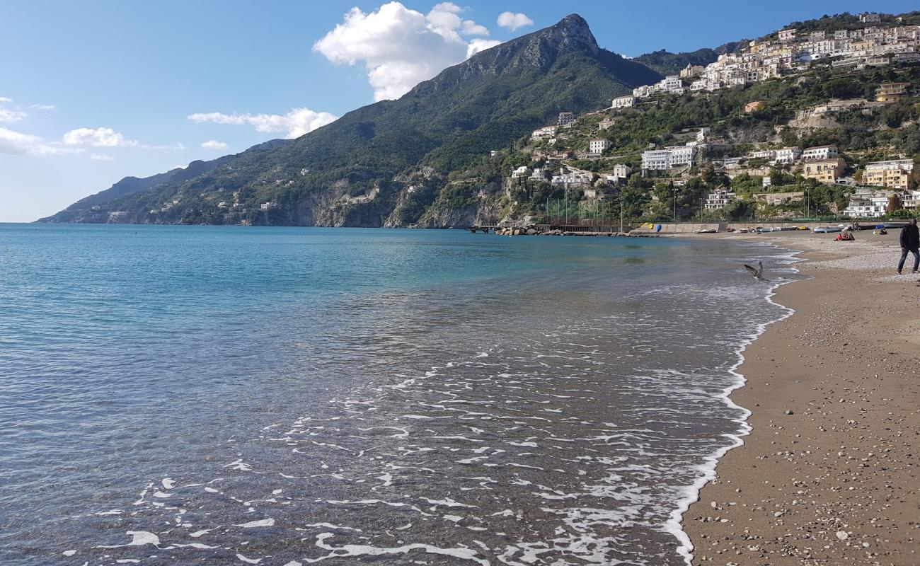 Photo of Vietri beach II with brown sand surface