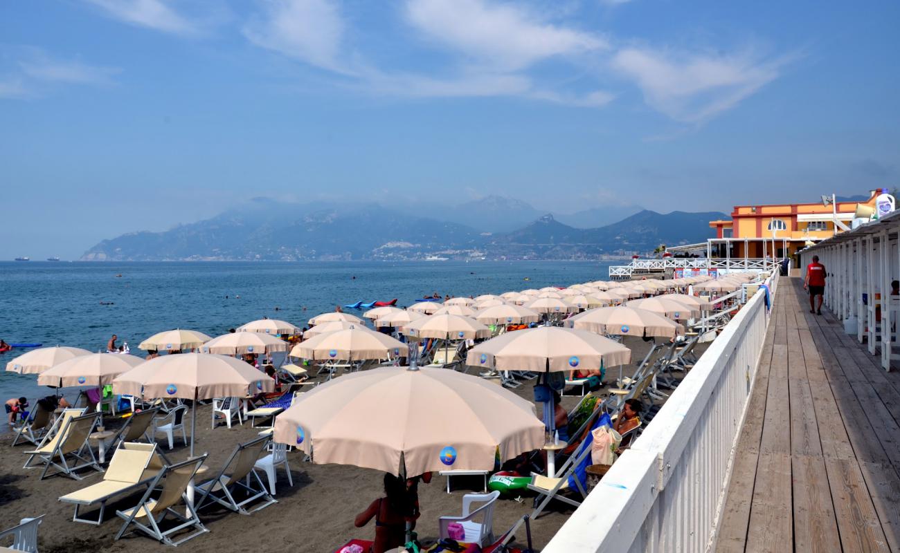 Photo of Salerno beach III with brown sand surface