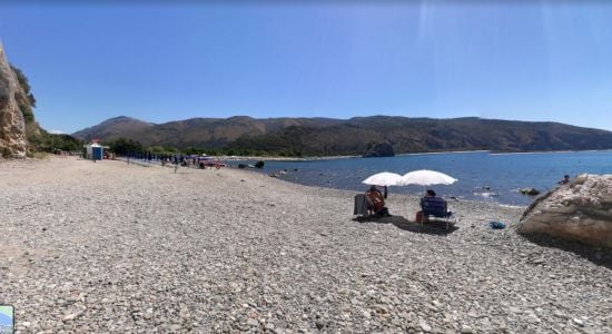 Arch of Palinuro beach