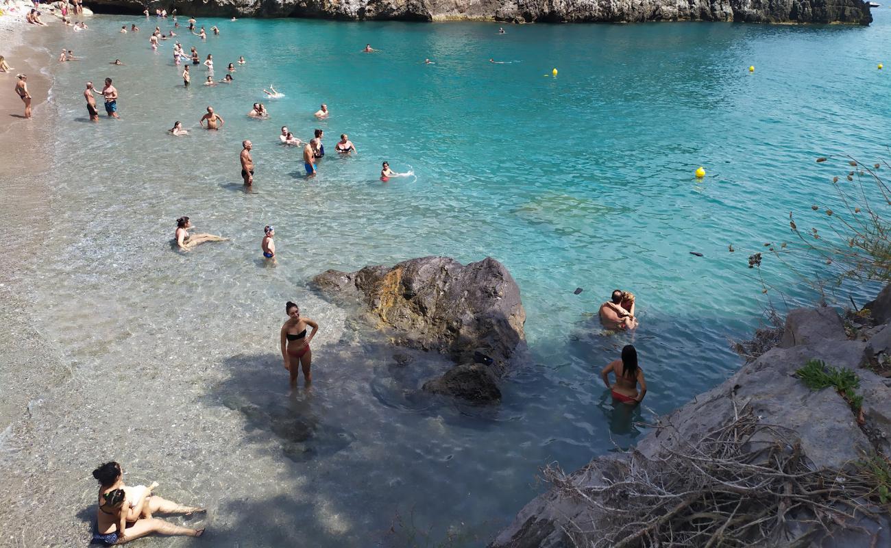 Photo of Pozzallo Beach with gray fine pebble surface