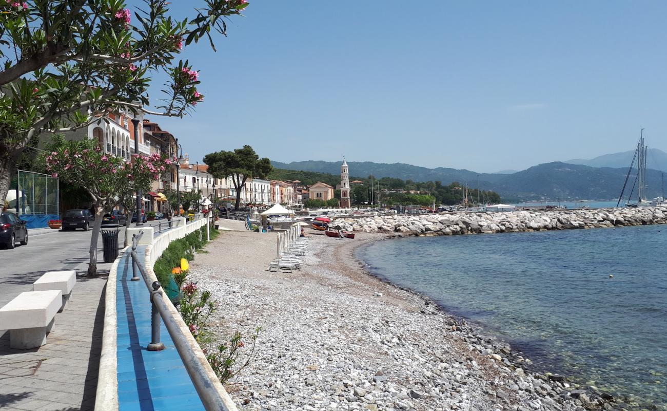 Photo of Port of Scario beach with gray pebble surface