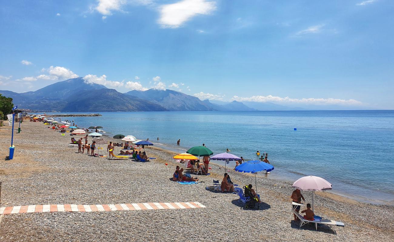 Photo of Palm beach with black sand & pebble surface