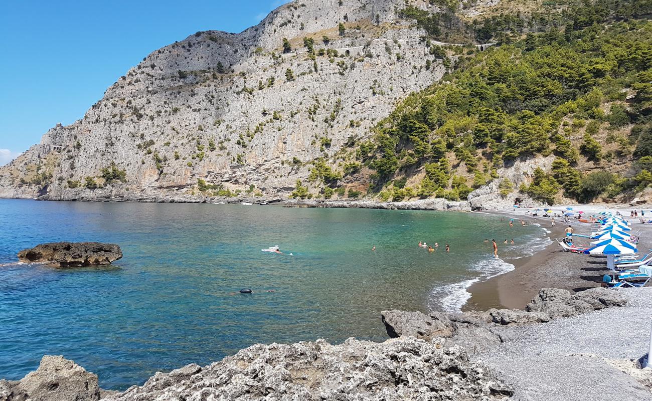 Photo of Spiaggia Acquafredda with brown fine pebble surface