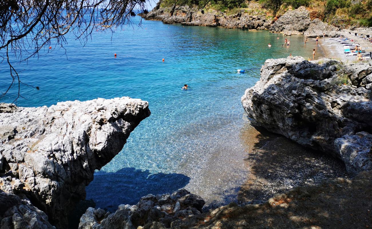 Photo of Spiaggia Portacquafridda with gray fine pebble surface