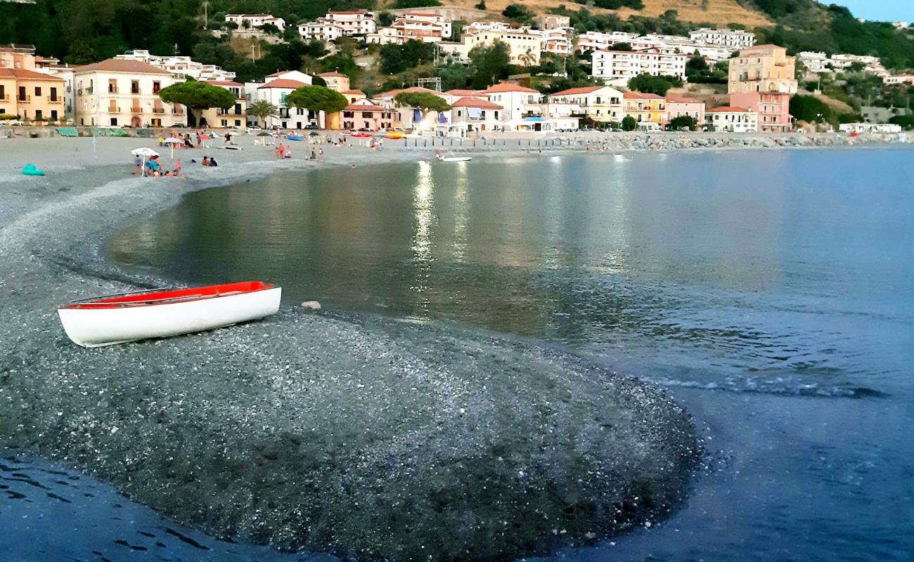 Photo of Cittadella del Capo beach with gray sand surface