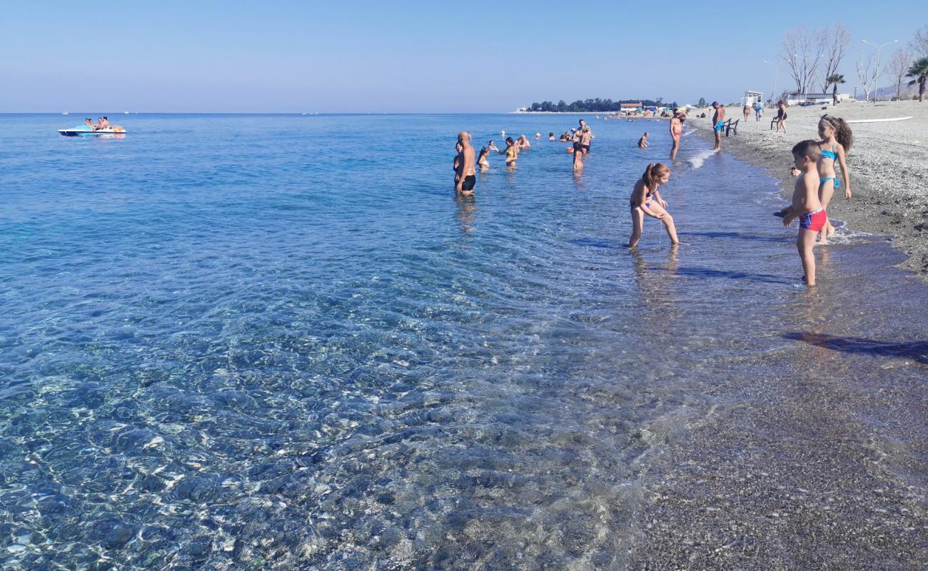 Photo of Nocera Scalo beach with gray fine pebble surface