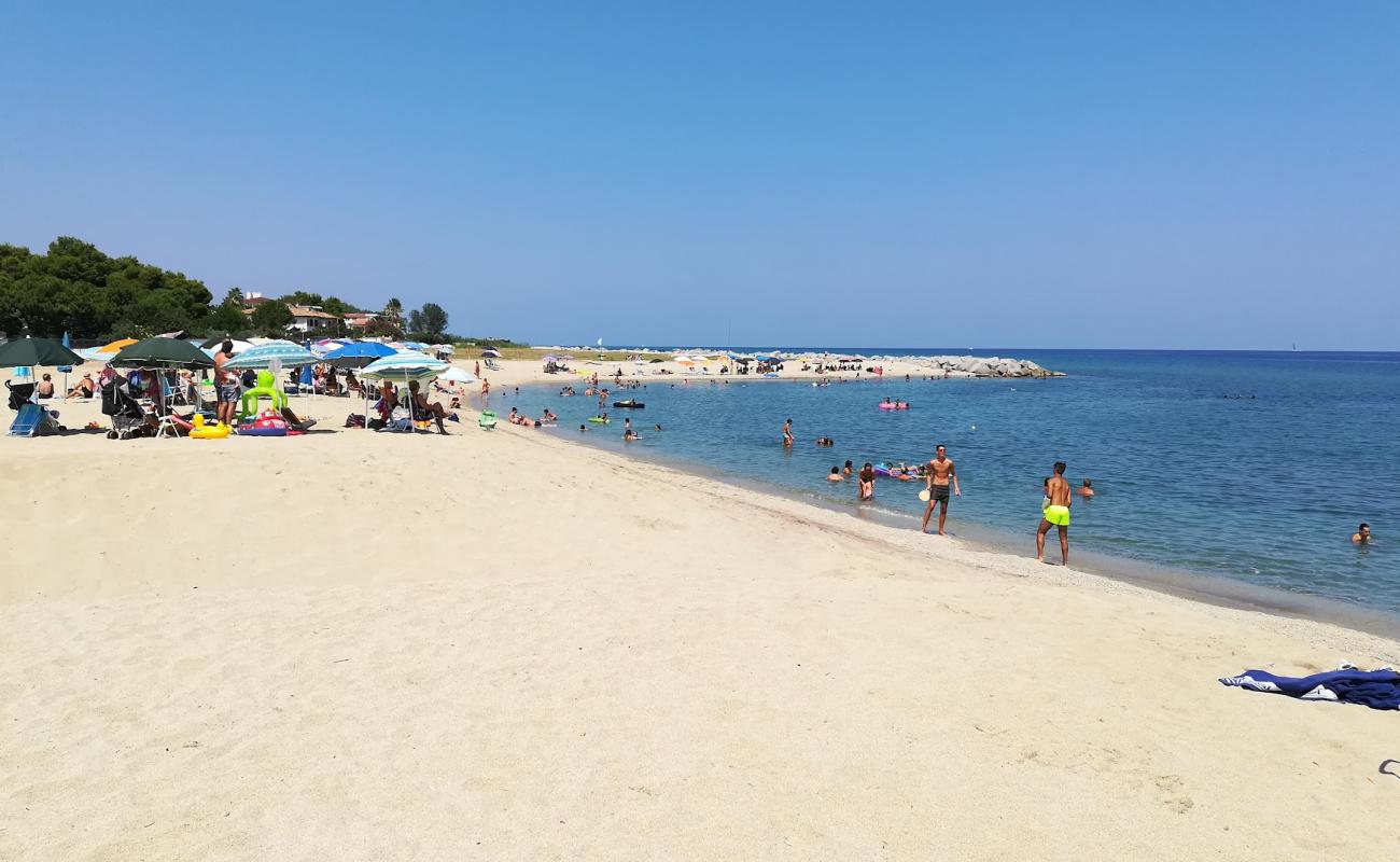 Photo of Spiaggia di Bivona with bright sand surface