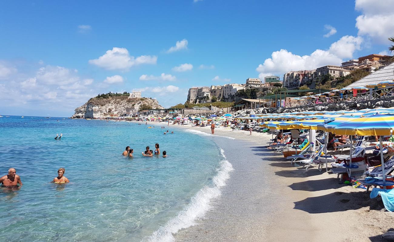 Photo of Tropea Beach with bright sand surface