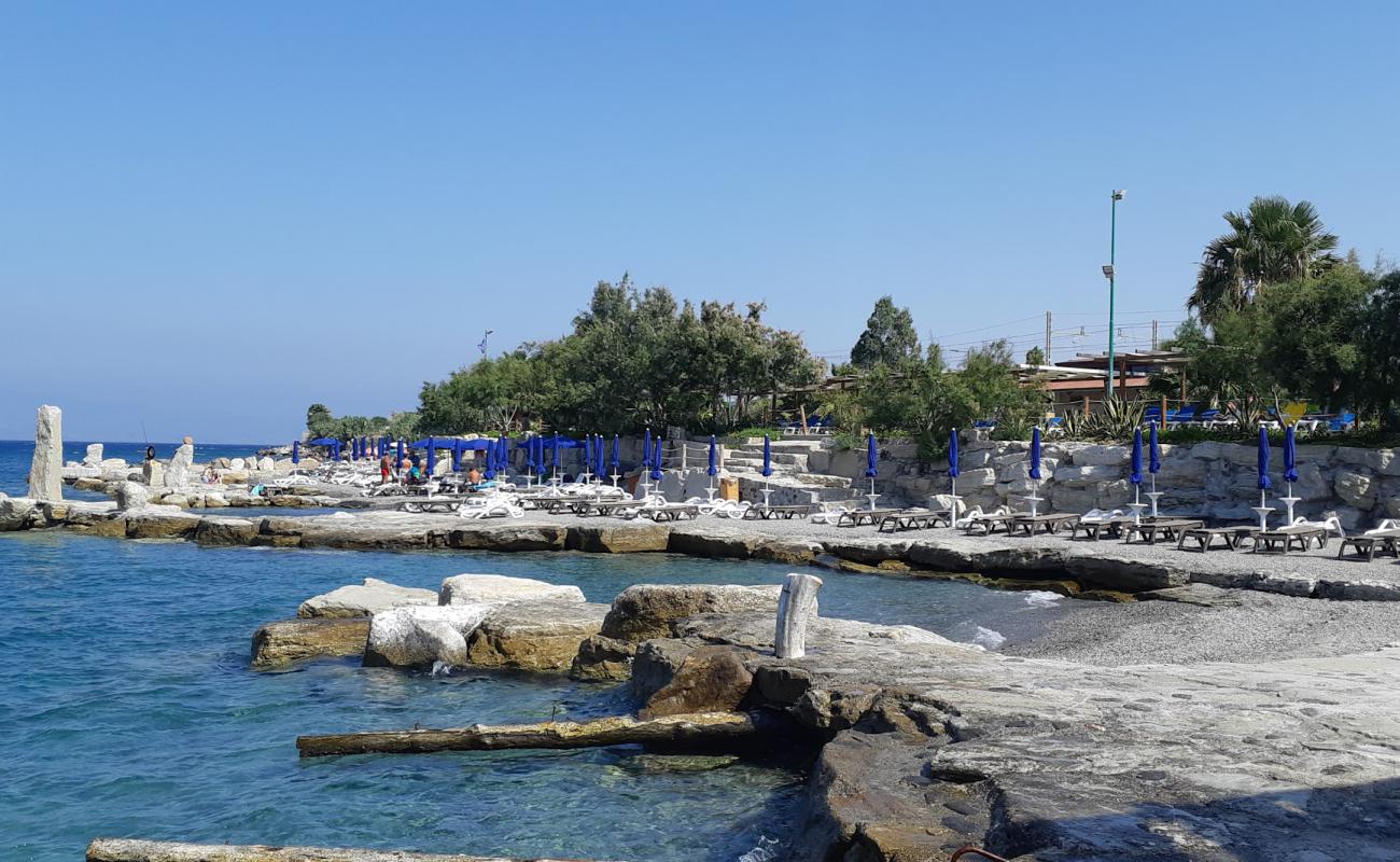 Photo of Marina di Porto Bolaro with gray pebble surface