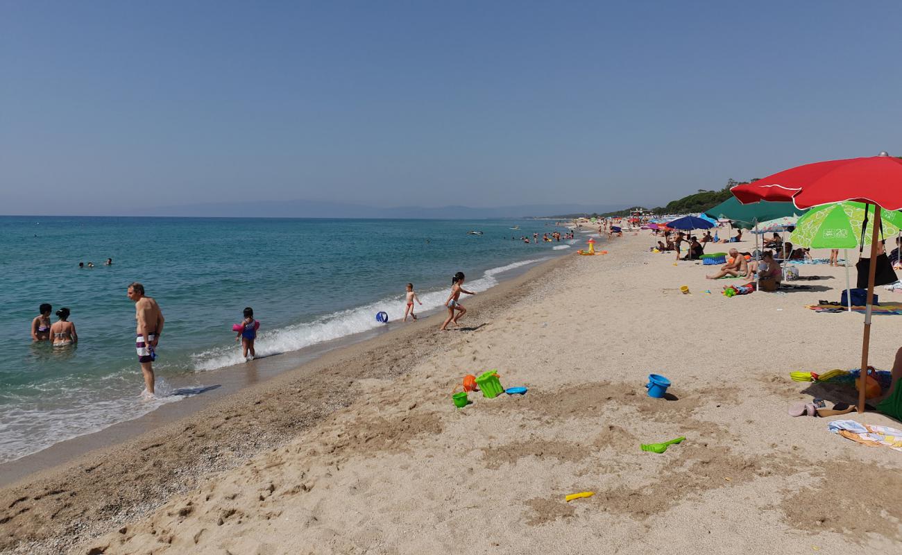 Photo of Villaggio Carrao beach with bright sand surface