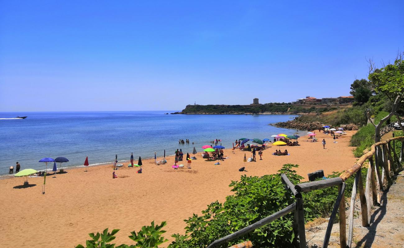 Photo of Spiaggia Rossa with brown sand surface