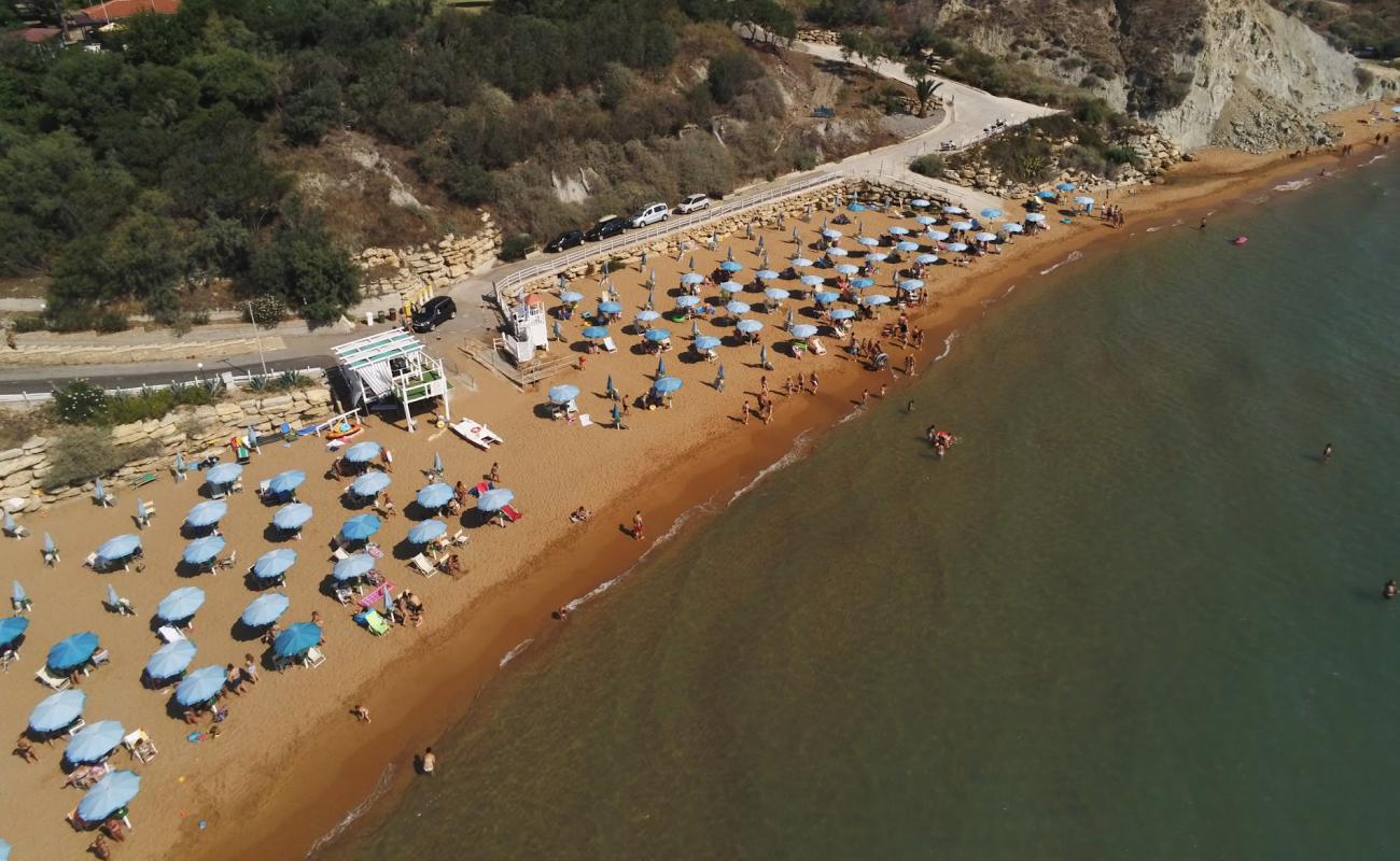 Photo of Santa Cristina beach with brown sand surface