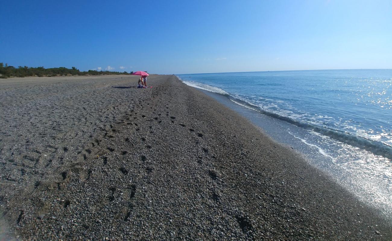 Photo of Ciro' Marina beach II with gray fine pebble surface