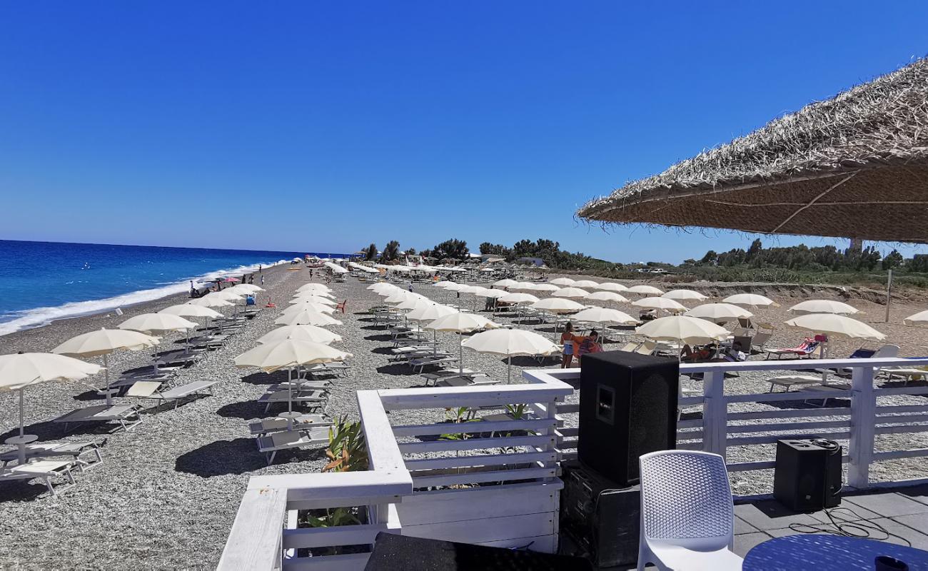 Photo of Punta Alice beach with gray fine pebble surface