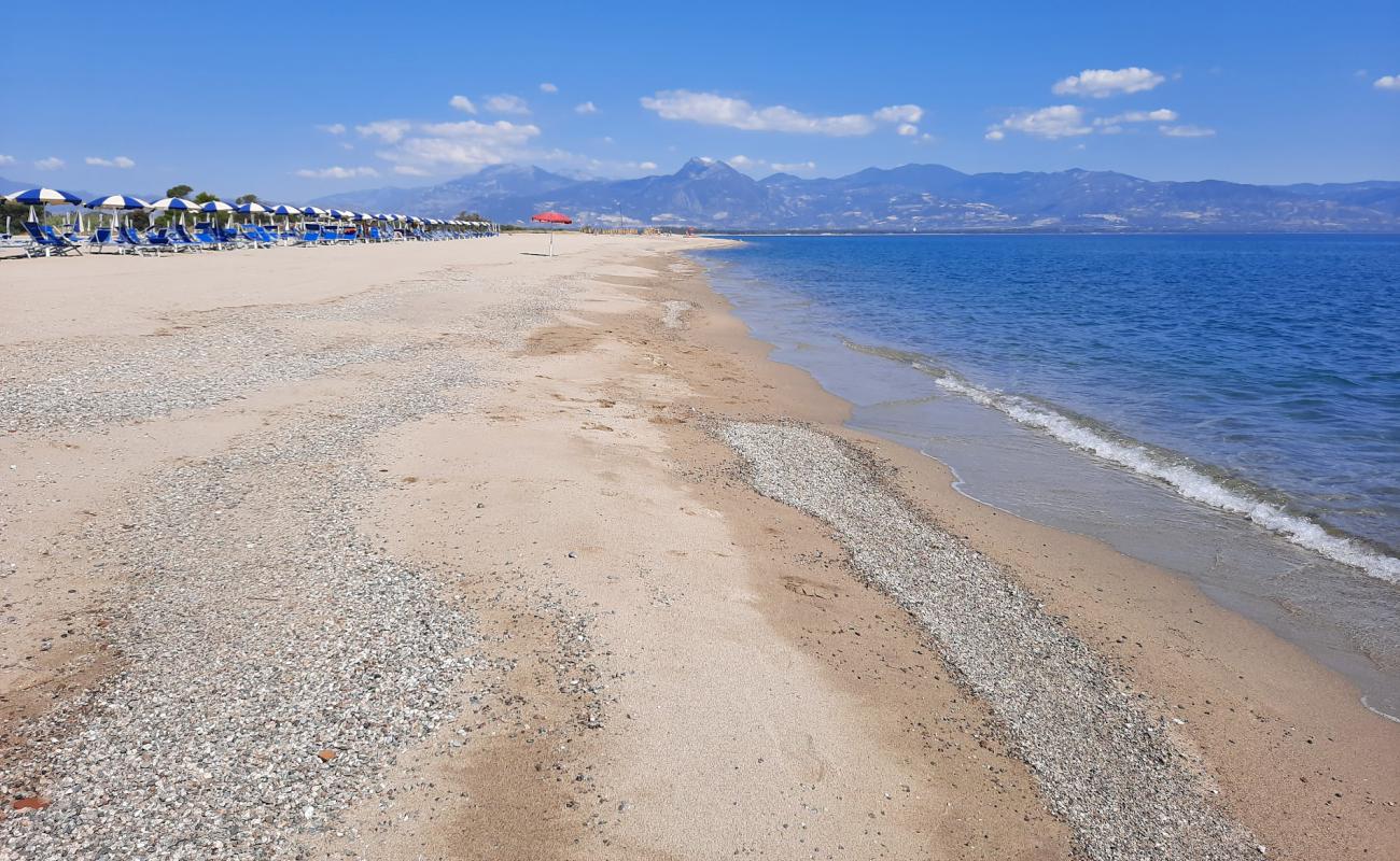 Photo of Spiaggia dei Laghi with bright sand surface