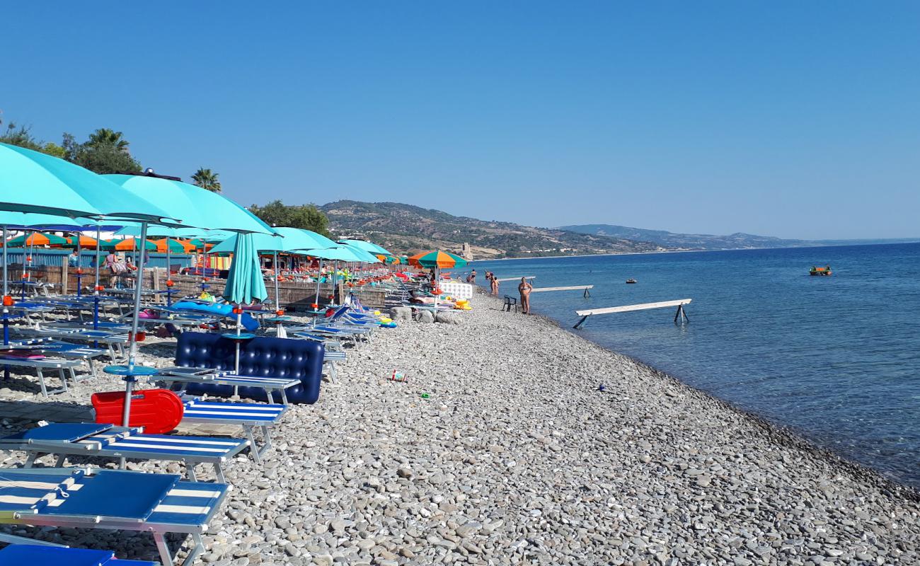 Photo of Borgata Marina beach with gray pebble surface