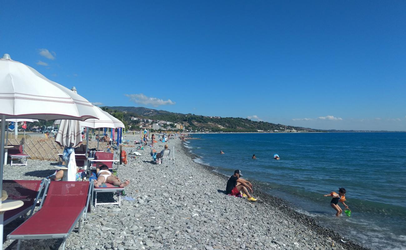 Photo of Montegiordano Marina with gray pebble surface